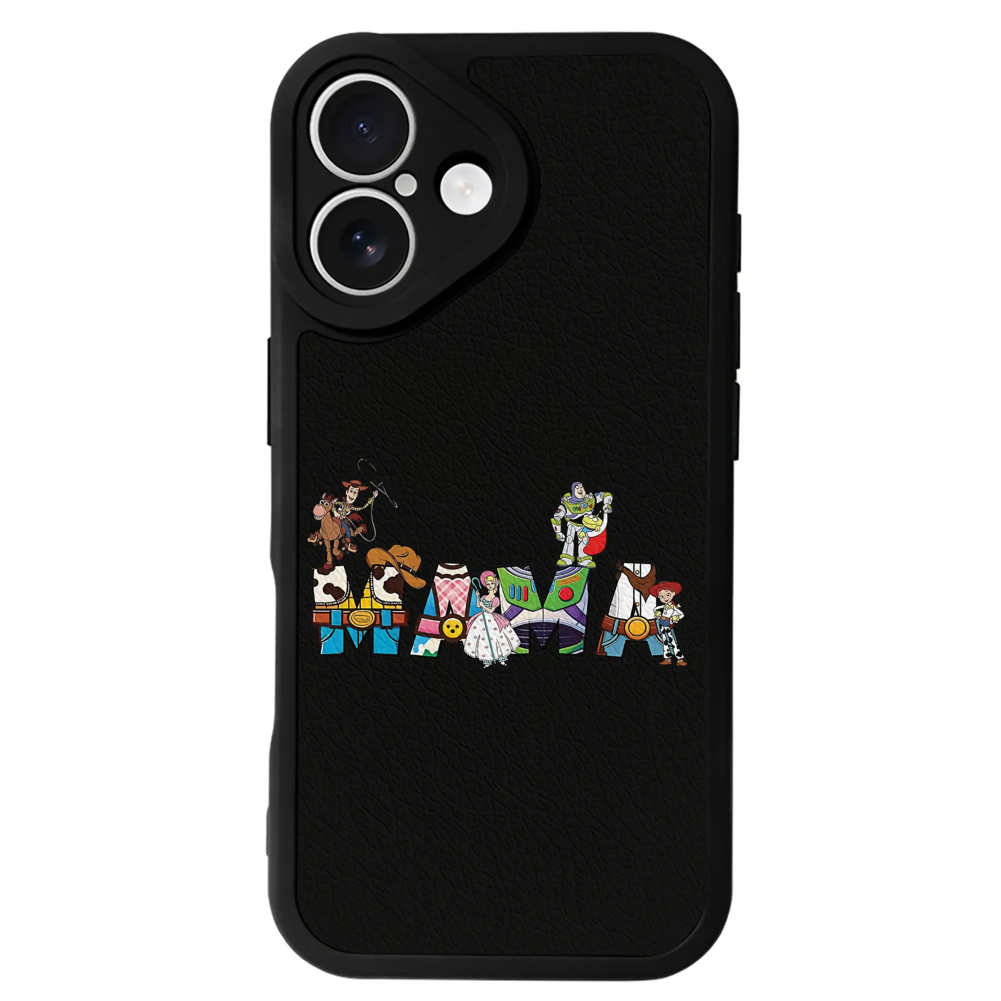 トイ・ストーリー グッズ ウッディ - IPhone 16シリーズ対応 ・ シリコンスマホケース ・ レザー調 ・ 高精度フィット ・ 耐衝撃 ・ ワイヤレス充電対応 ・ 精密カット